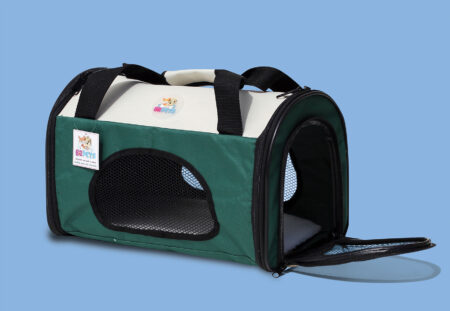 Bolsa de transporte de pets - dobrável - tamanho grande - verde