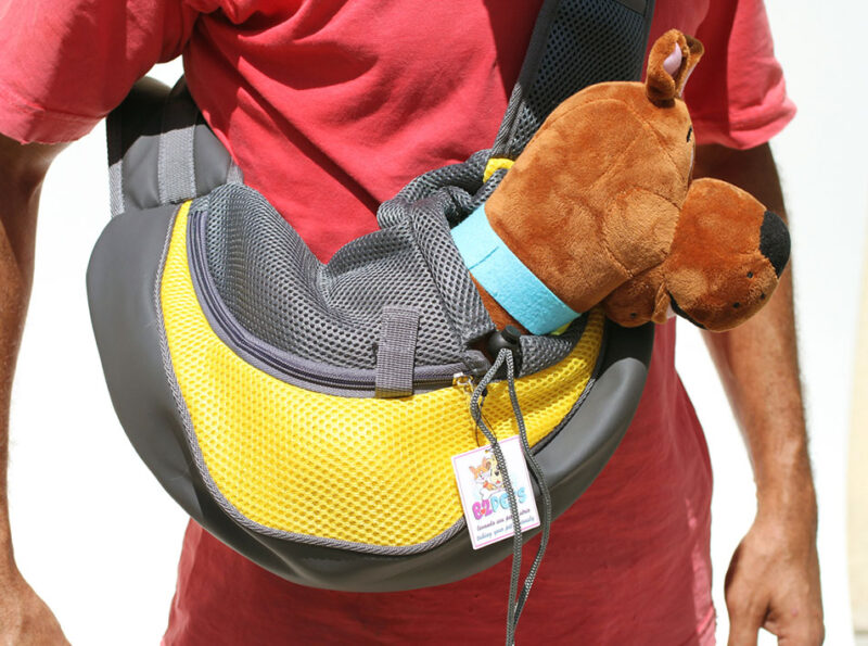Bolsa tira colo para transporte de pets - tamanho pequeno -  azul - Image 2